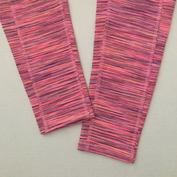 FREE PEOPLE Roll Out Leggings Pink Striped - Picture 5 of 6